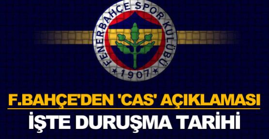 CAS davası 18 Haziran'da!