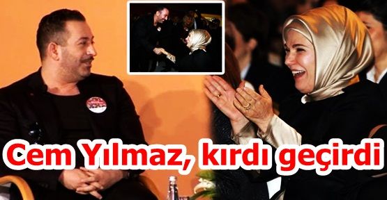 Cem Yılmaz, kırdı geçirdi