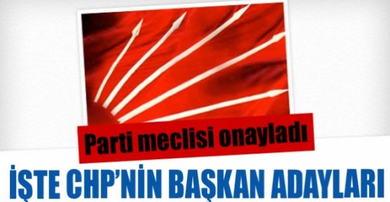 CHP'nin belediye başkan adaylarının tam listesi