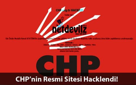 CHP'nin Resmi Sitesi Hacklendi!