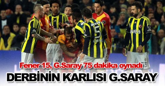 Derbinin karlısı Galatasaray!