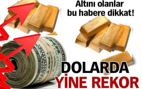 Dolar rekor üstüne rekor kırıyor!