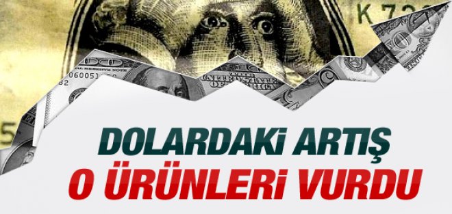 Dolardaki Artış O Ürünleri Vurdu