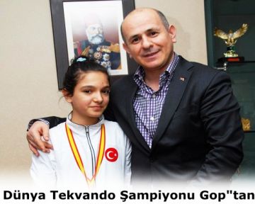 Dünya Tekvando Şampiyonu Gop“tan