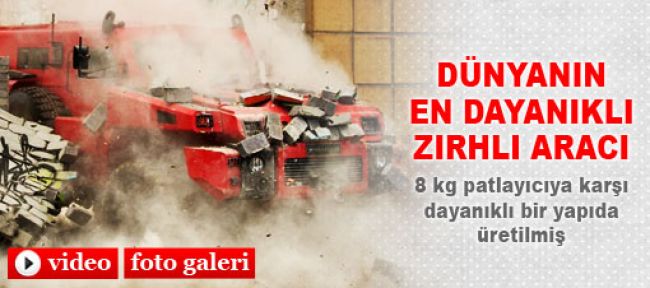 Dünyanın en dayanıklı zırhlı aracı-FOTO GALERİ-