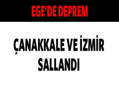 Ege 5,1 ile sallandı