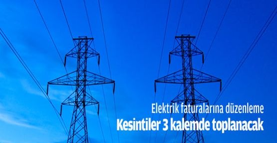 Elektrik faturaları yeniden düzenlenecek