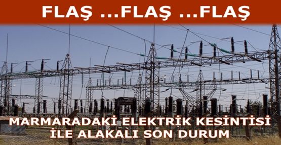 Elektrik kesintisi ile alakalı son durum 