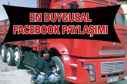 En duygusal facebook paylaşımı!