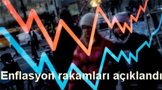 Enflasyon rakamları açıklandı