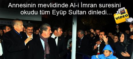 Erdoğan Kuran okudu tüm Eyüp dinledi