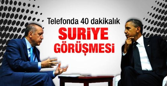 Erdoğan Obama ile görüştü