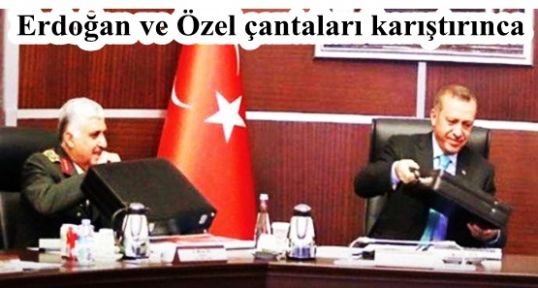 Erdoğan ve Özel çantaları karıştırınca