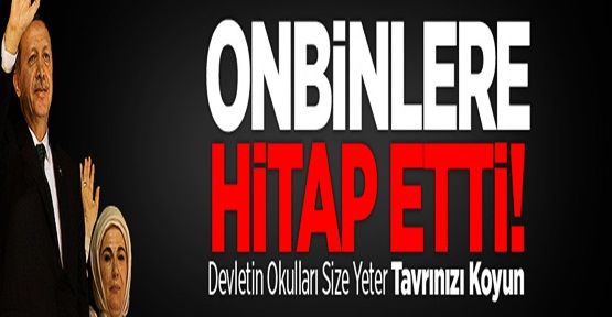 Erdoğan Yüzbinlere Hitap Etti