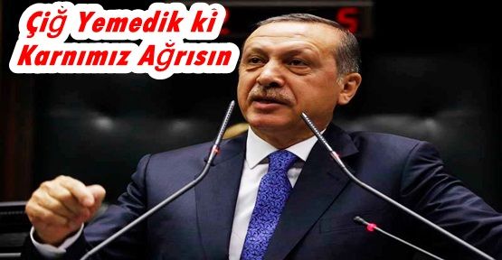Erdoğan:Çiğ Yemedik ki Karnımız Ağrısın