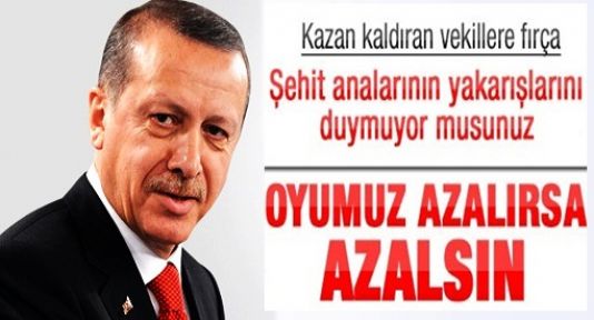 Erdoğan'dan dokunulmazlık çıkışı: Oyumuz azalırsa azalsın