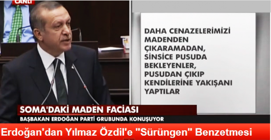 Erdoğan'dan Yılmaz Özdil'e 