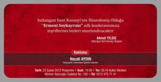 'Ermeni Soykayrımı' Konuşulacak