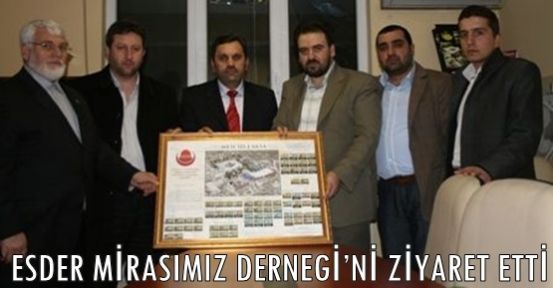 ESDER MİRASIMIZ DERNEĞİ’Nİ ZİYARET ETTİ