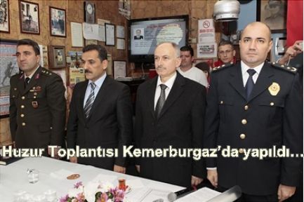 Eyüp İlçesi huzur toplantısı, Kemerburgaz’da yapıldı…