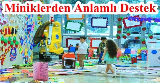 Eyüp'lü  Miniklerden Anlamlı Destek