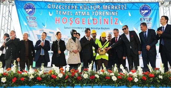 Eyüp'te  Kültür Merkezi’nin Temeli Atıldı...