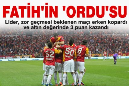 Fatih'in 'Ordu'su!