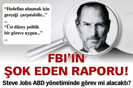 FBI'ın şok eden Jobs raporu!