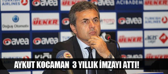 Fenerbahçe Aykut Kocaman'la uzattı-VİDEO-