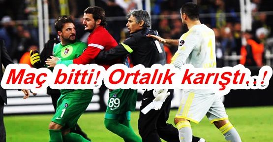 (Fenerbahçe-Trabzonspor) Maç bitti! Ortalık karıştı..!