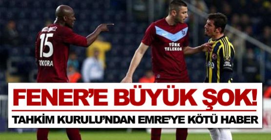 Fenerbahçe'ye Emre şoku!