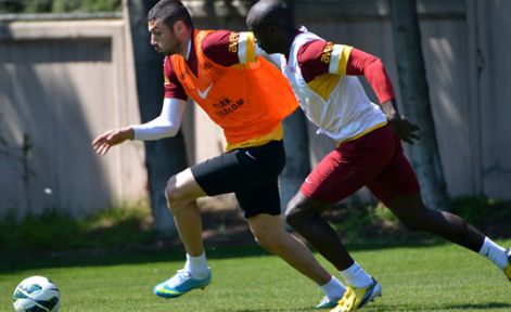 Galatasaray antrenmanına taraftar akını