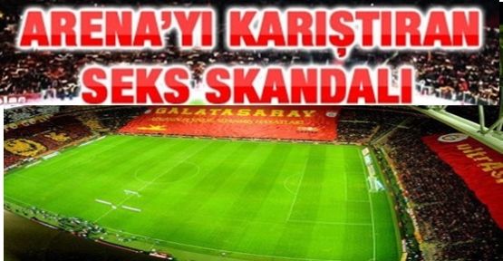 Galatasaray tribününde seks skandalı