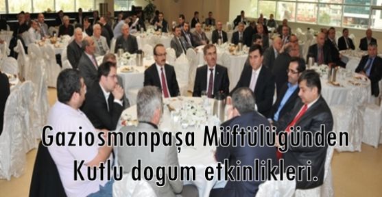 Gaziosmanpaşa Müftülüğünden Kutlu doğum etkinlikleri.