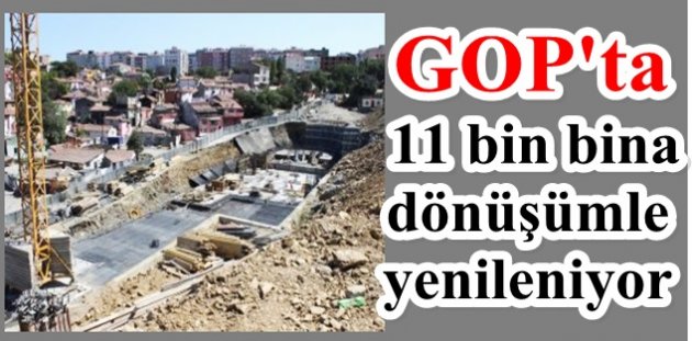 Gaziosmanpaşa'da 11 bin bina dönüşümle yenileniyor