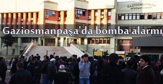 Gaziosmanpaşa'da bomba alarmı