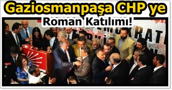 Gaziosmanpaşa'da CHP'ye Katılım Töreni