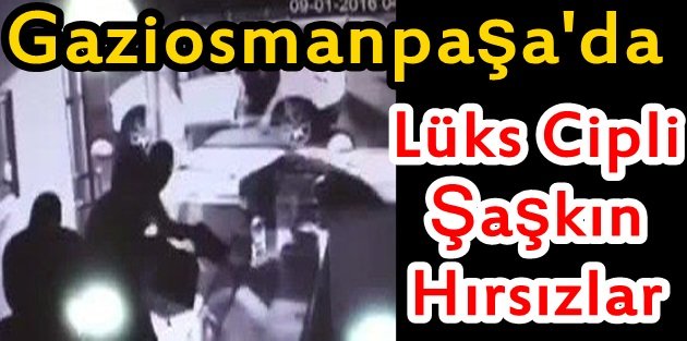 Gaziosmanpaşa’da ciple 5 saniyede Kuyumcu Soygunu