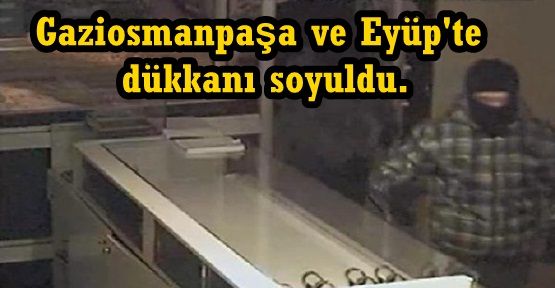 Gaziosmanpaşa'da Kuyumculara Dadanan Soyguncular Kameraya Yakalandı!