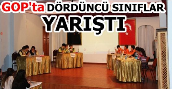 GAZİOSMANPAŞA'DA ÖGRENCİLER YARIŞTI!