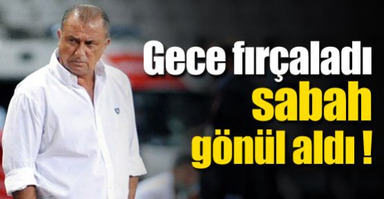 Gece fırçaladı sabah gönül aldı !