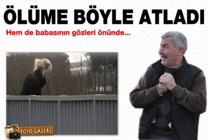 Genç kadın ölüme böyle atladı -FOTO GALERİ-