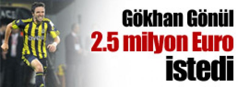 Gökhan 2.5 milyon Euro istedi