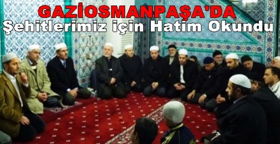 GOP:Seyrantepe Camisinde Şehitlerimiz için  Hatim Okundu