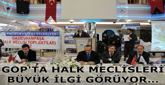 GOP'TA HALK MECLİSLERİ BÜYÜK İLGİ GÖRÜYOR…