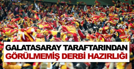 G.Saray taraftarından F.Bahçe hazırlığı!