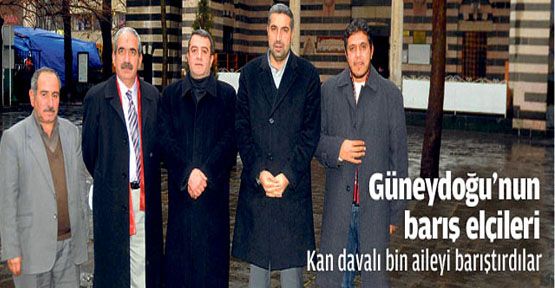 Güneydoğu'nun barış elçileri kan davalı bin aileyi barıştırdı