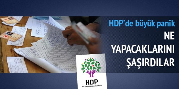 HDP‘yi hile yapamama paniği sardı!