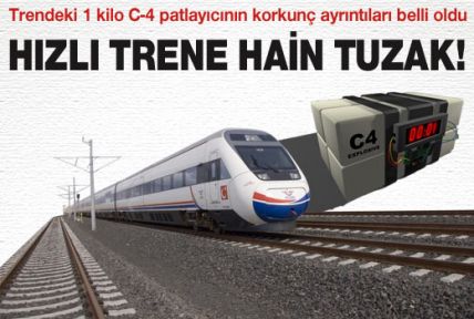 Hızlı trene hain bomba