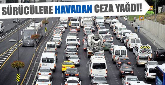 İstanbul trafiğine helikopterli denetim